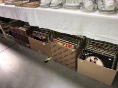 A collection of LP & 45rpm records (6 boxes)
