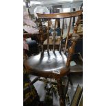 A Child's Windsor chair.
