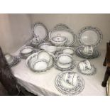 Approximately 40 pieces of German dinnerware