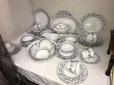 Approximately 40 pieces of German dinnerware