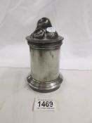 An early 19th century pewter jelly/ice cream mould.