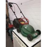 A Qualcast Easi-Trak lawn mower