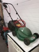 A Qualcast Easi-Trak lawn mower