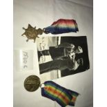 A signed photo of Field Marshall Montgomery presenting medals to George Arthur Osborn and medals