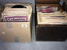 A quantity of 78rpm records,