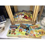 Approximately 65 Beano and Dandy 'Comic library' comics