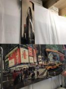 2 pictures of New York (one large,