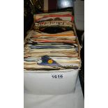 A quantity of 1960/70/80's 45 rpm records.
