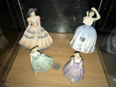 3 Coalport figurines (Beau Monde Angela,