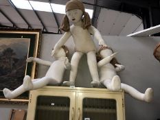 3 child cloth mannequins