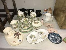 A Copeland Spode Byron tea set etc.