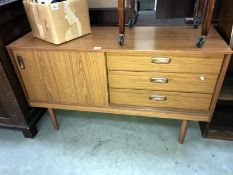 A modern sliding door sideboard