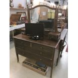 An inlaid dressing table