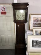 A long cased clock