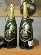2 bottles of Didier Chopin French champagne.
