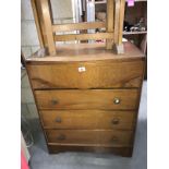 A 1930/40's 4 drawer chest