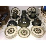 A set of Langley / Denby dinnerware