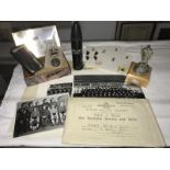 A collection of medals and ephemera relating to the Healy family including Campaign service medal