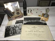 A collection of medals and ephemera relating to the Healy family including Campaign service medal