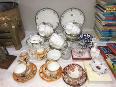 A quantity of old china and an old 1920's tea set A/F