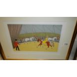 A framed and glazed Vincent Haddelsey (1934-2010) limited edition French artist's proof, 48/52,