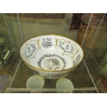 A Royal Doulton limited edition 80/500 Silver jubilee bowl.