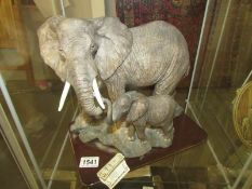 An Academy collection elephant group.