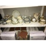 A mixed lot of teacups, saucers, plates,