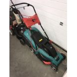 A Bosch electric lawn mower