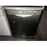 An Indesit dishwasher