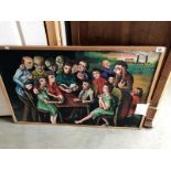 A 1960's Dutch school oil on linen canvas, dated 1961,