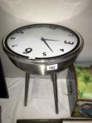 A retro style table clock (battery operated)