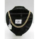 A 9ct gold chain, approximately 32 grams.