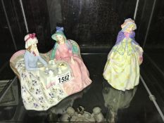 2 Royal Doulton figurines - Jennifer HN 1484 and Afternoon tea HN 1747.
