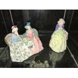 2 Royal Doulton figurines - Jennifer HN 1484 and Afternoon tea HN 1747.