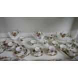 29 pieces of Royal Albert Old Country Roses miniature tea ware consisting of tea set for 6 and 2