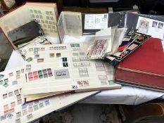 A collection of stamp albums,