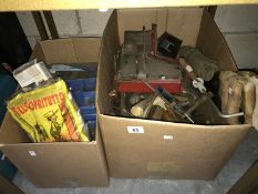 2 boxes of hand tools