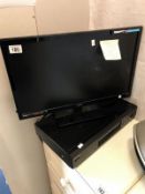 A Bush 21" LED TV and a Sony DVD player
