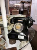 A vintage telephone