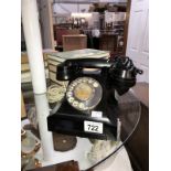 A vintage telephone