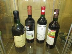 4 bottles of red wine - 1986 Mouton-Cadet Bordeaux Baron Philippe Rothschild,