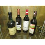 4 bottles of red wine - 1986 Mouton-Cadet Bordeaux Baron Philippe Rothschild,