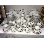 A large quantity of retro 1970's Alfred Meakin 'Springwood' tea and dinnerware