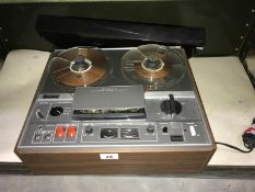 A Sony reel to reel tape recorder