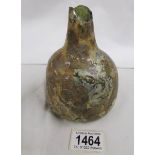 A 15/16th century onion bottle, a/f.