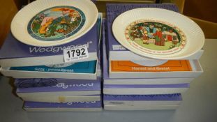 12 Wedgwood collector's plates.