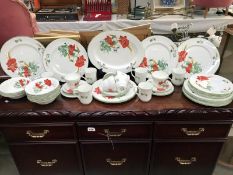 A collection of Duchess poppies teaware (55 Pieces)