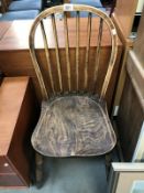 An old kitchen chair