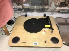 An ION record player